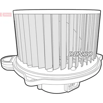 Ventilátor topení a klimatizace vnitřní ventilátor DENSO DEA43007