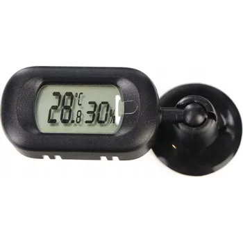 Domácí teploměr MINI DIGITÁLNÍ TEPLOMĚR A VLHKOMĚR LCD DO TERÁRIA MĚŘIČ SE SONDOU