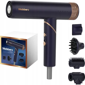 Fén Fén na vlasy 4v1 2000W s ionizací, regulací teploty a studeným vzduchem + DIFUZÉR