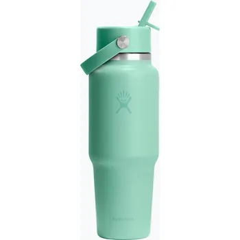 Termoska Termo láhev Hydro Flask Wide Flex Straw Travel 946 ml mermaid green