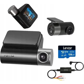 Kamera do auta Autokamera 70mai Dash Cam A500S + zadní kamera RC06 + SD karta 128GB +
