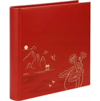 Kapesní fotoalbum nýtované na 500 fotografií 10x15 Lotus RED (Červené)