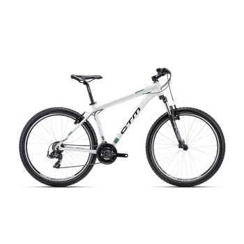 Horské kolo CTM REIN 1.0 (27,5") 2023 šedobílá / tmavězelená Velikost rámu: 20"