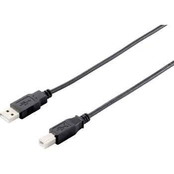elektrický kabel Equip USB kabel USB-A zástrčka, USB-B zástrčka 5.00 m černá 128862