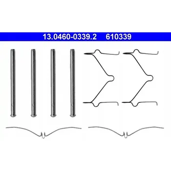 Brzdová destička ATE 13.0460-0339.2 Sada příslušenství, brzdové destičky