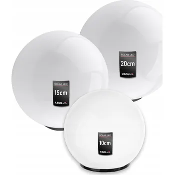 Venkovní osvětlení Solární lampa LEDLUX bílá 65 cm 1 ks