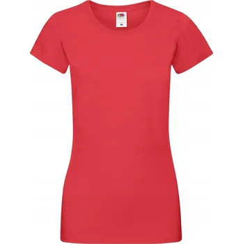 Pánské tričko Tričko Sofspun bavlněné červené vel. XS