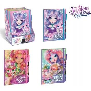 kreativní sada Nebulous Stars Luxusní Diář s Černými Stránkami, 20x15 cm, 112 Stran