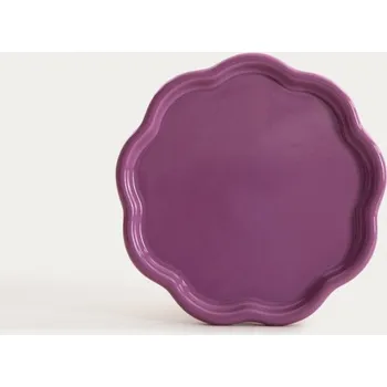 Talíř Dekorační talíř FLORINA fialový 765889