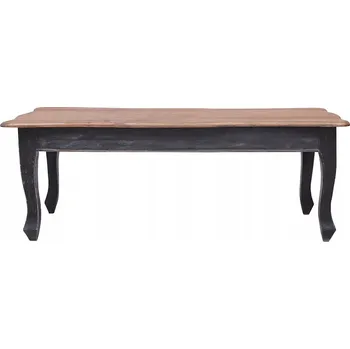 Konferenční stolek Konferenční stolek, černý, 120x60x45 cm, masivní mahagonové dřevo