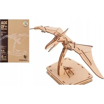 Puzzle Dřevěné puzzle 3D Dinosaurus Pterozaur pro auto