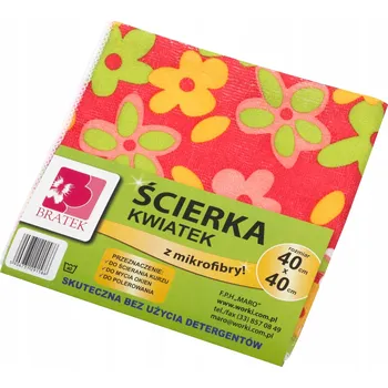 Utěrka Utěrka (mikrofáze) Bratek v balení po 1 ks, vícebarevná