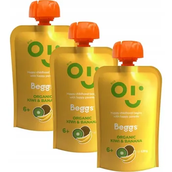 3x Beggs BIO Kiwi a banán (120 g)