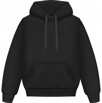 Pánská mikina PÁNSKÁ MIKINA S KAPUCÍ ČERNÁ 8BASE VELIKOST 3XL