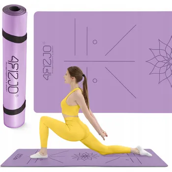 Podložka na cvičení 4FIZJO 183 cm x 61 cm růžová