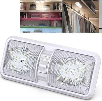 Osvětlení interiéru vozidel 12V 7,5W LED SVĚTLO DO INTERIÉRU AUTA 48 LED DO KUFRU