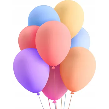 Balónek Balónky Pastelové 35 cm Sada 8 ks
