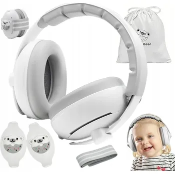 Chránič sluchu 2V1 OCHRANNÁ ZVUKOVĚ IZOLAČNÍ SLUCHÁTKA PRO MIMINKA OCHRANA SLUCHU