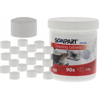 Vrták Čisticí tablety do kávovaru Scanpart 90 kusů
