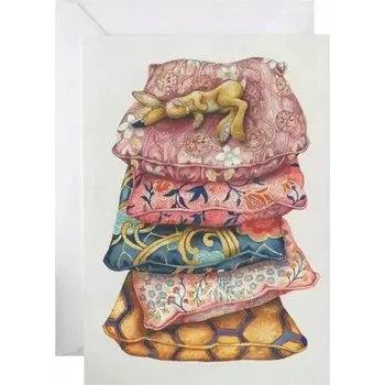 Přání A171 B6 obálka Spící zajíc na...