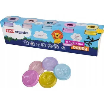 Modelovací hmota Ciastokreacja Modelovací hmota perleťová, 5 kelímků