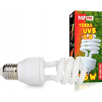 Osvětlení do terária Žárovka Happet Žárovka Terra UVB Happet 5.0/26W 26 W