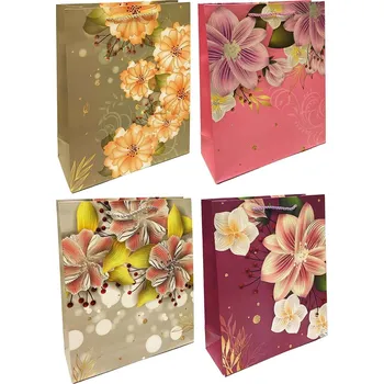 Dárková taška Dárkoá taška „Květiny“ 26x32cm