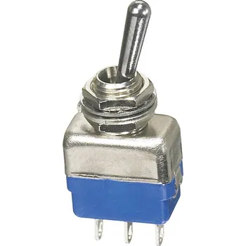 vypínač APEM 11137A 11137A páčkový spínač 250 V/AC 2 A 1x (zap)/vyp/(zap) bez aretace/0/bez aretace 1 ks