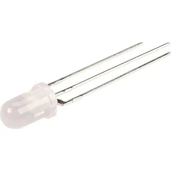 Polovodič Kingbright vícebarevná LED červená, zelená kulatý 5 mm 6 mcd, 8 mcd 60 ° 30 mA, 25 mA 2 V, 2.2 V