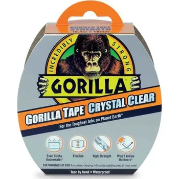 Lepicí páska Páska na potrubí, Čirá, délka: 8.2 m x 48 mm x 0.18 mm GORILLA GLUE EUROPE LTD, název: Gorilla Clear Repair