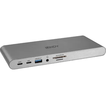 LINDY USB-C® dokovací stanice 43349 Vhodné pro značky (dokovací stanice pro notebook): univerzální