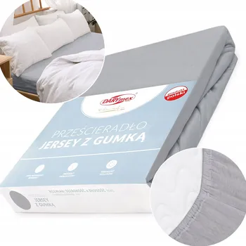 Prostěradlo Prostěradlo s gumou 200x220 HLADKÝ JERSEY 100% BAVLNA BARVA DLE VÝBĚRU