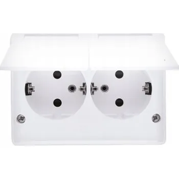 Elektrická zásuvka Elektrická Zásuvka zásuvka Kontakt-simon bílá