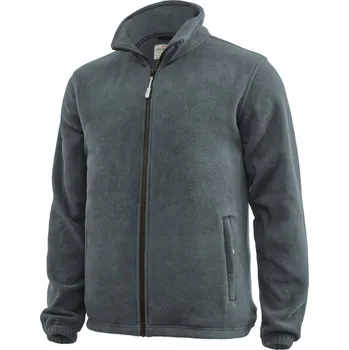 Pánská mikina Mikina fleecová pracovní ZEN grey POLAR pracovní rozepínací teplá ZEN šedá XL