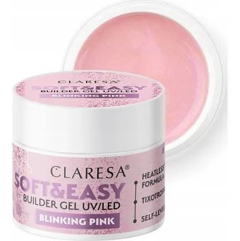 Lak na nehty Stavební gel Claresa Soft&Easy Blinking Pink 12 g