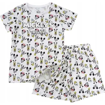 DISNEY A PŘÁTELÉ DÍVČÍ PYŽAMO KRÁTKÝ RUKÁV šortky 122 D051B