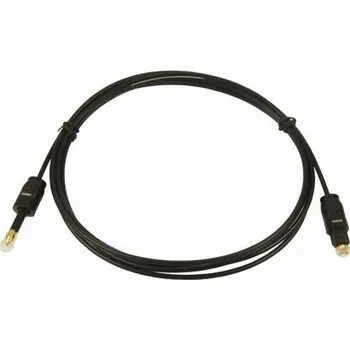 Audio kabel Sestava optického zvukového kabelu TOSLINK, A: TOSlink, B: Stereo jack 3,5 mm 2.5m RS PRO