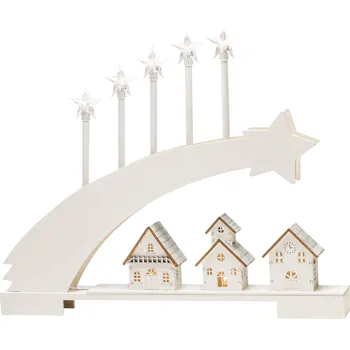 Dekorativní svítidlo Konstsmide 3284-210 vánoční oblouk hvězda teplá bílá LED bílá