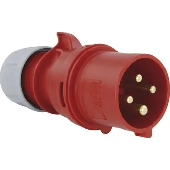 Elektrická vidlice Instalační vidlice 32A/400V/4-pól
