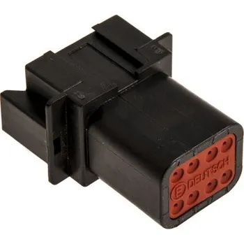 Elektrická zásuvka Automobilový konektor, počet kontaktů: 8 barva Šedá, Zásuvka izolace krimpováním, řada: DT, 13A