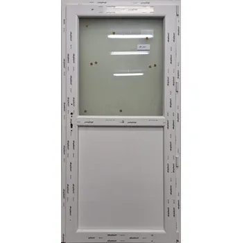 Vchodové dveře SOFT 2025-11 Vedlejší plastové vchodové dveře 98x198cm pravé bílé