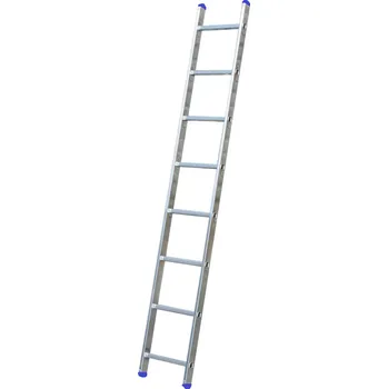 Žebřík Hliníkový žebřík 1x13 příček, jednodílný DRABEST DP-13 PRO (nosnost 150kg)