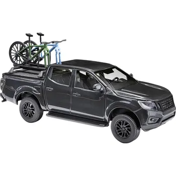 Modelová železnice Busch 53724 H0 model osobního automobilu Nissan Navara s dvěma Bike