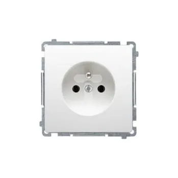 Elektrická zásuvka Simon Basic Zásuvka s uzemněním bílá BMGZ1CZ.01