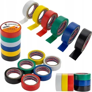 Lepicí páska Izolační Páska barevná PVC 6 ks 17mm x 6m PVC ochranná