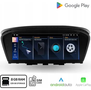 Autorádio Autorádio BMW s Android Auto a CarPlay, 8 GB RAM, 128 GB