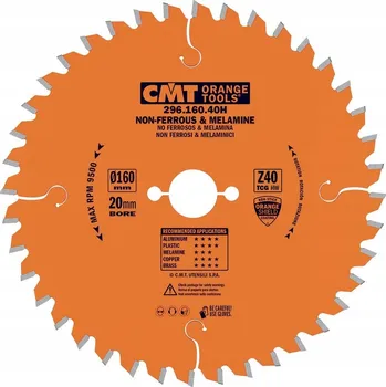 Pilový kotouč CMT Pilový kotouč HM na hliník 160x20x40 / -6° Neg.