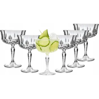 Sklenice Skleničky na šampaňské RCR Cristallera Italiana Opera bezbarvé 240 ml 6 ks