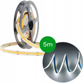LED páska LED COB pásek, studená bílá (CW), 8W/m, 12V, IP20, 5 metrů LL8741 LUMILIGHT