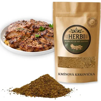 Koření Herbi Kmínová krkovička, 50 g – výrazné kmínové koření na vepřové maso